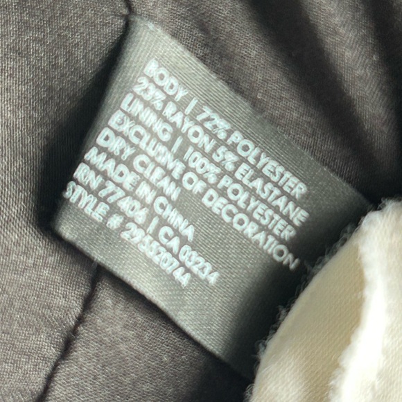 Club Monaco Black Crop Top with Silver Beaded Accents - Picture 7 of 8